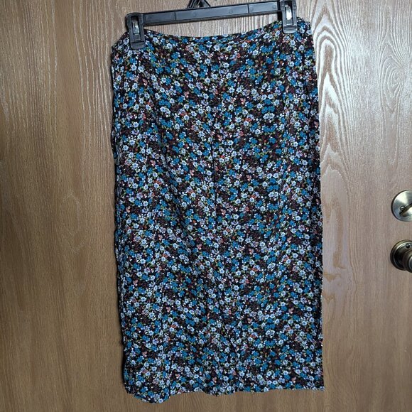 Wild Fable Floral Wrap Skirt, M - Picture 2 of 6